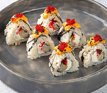 Ролл Фудзи с гребешком