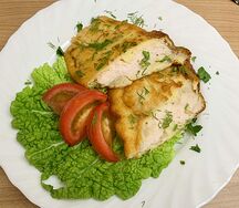 Филе курицы отбивное во фритюре