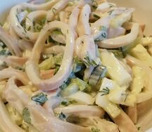Салат Танец кальмара