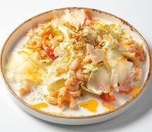 Салат Цезарь с креветкой