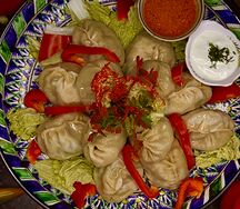 Манты с говядиной