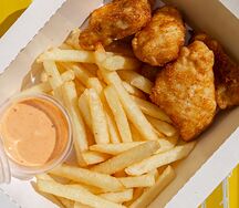 Пикша в кляре fish & chips