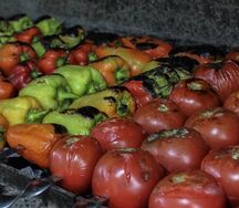 Овощи на мангале