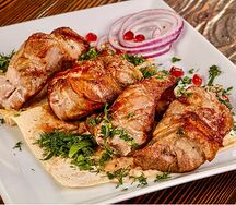 Шашлык из мякоти баранины