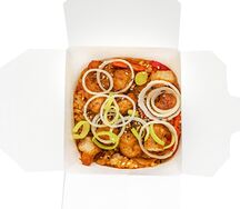 Тяхан с лососем