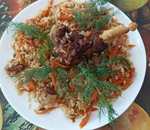 Плов с бараниной 