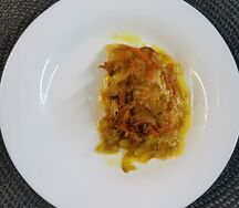 Филе морского языка с овощами