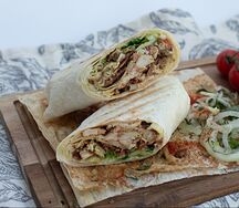 Шаурма из домашней курицы