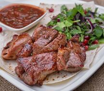 Шашлык из бараньей мякоти