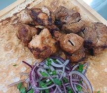 Шашлык из куриного филе бедра