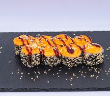 Запеченная Калифорния в кунжуте