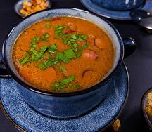 Мексиканский суп с колбасками
