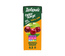 Сок Добрый Яблоко-Вишня