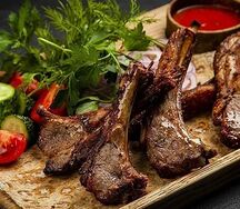 Шашлык из бараньей корейки