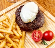 Бифштекс из мраморной говядины