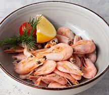 Креветки отварные к пиву
