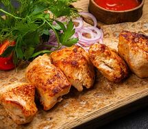 Шашлык из куриного филе