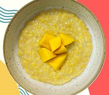 Кукурузная каша с манго