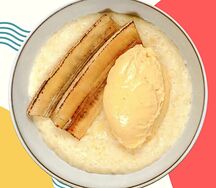 Пшенная каша с ганашем