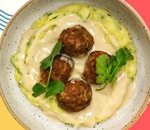 Митболлы с толченкой