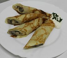 Блинчики с жюльеном