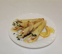 Блинчики с тунцом