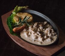 Жареха с курицей