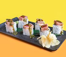 Ролл Татаки тунец с крабом