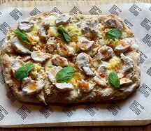 С индейкой и апельсином в соусе сладкий чили