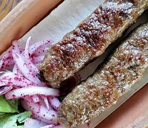 Кабаби из свинины и говядины