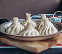Хинкали с говядиной и свининой (3 шт)