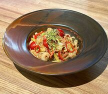 Wok с креветками