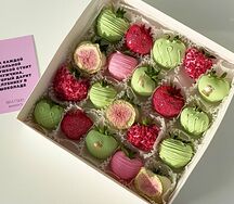 Набор клубники в шоколаде Малиновый мохито