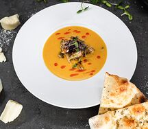 Сырный суп-пюре с курицей