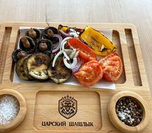 Шампиньоны на мангале