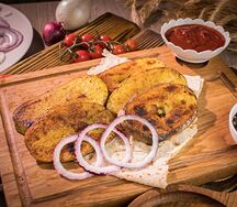 Молодая картошка на углях