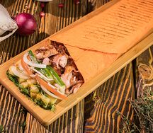 Шаурма куриная Гигант в сырном лаваше