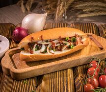 Хот-дог на гриле