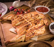 Курица на углях