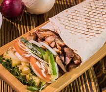 Шаурма свиная на углях