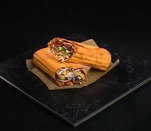 Шаурма в сырном лаваше