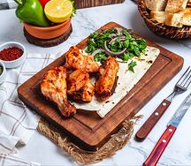 Шашлык из куриных крылышек 