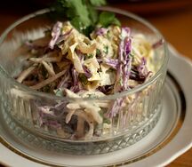 Салат Дайкон с мясом