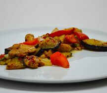 Сате с курицей в сладком чили