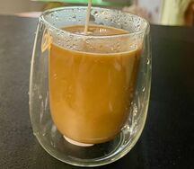 Двойной Американо с молоком