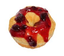 Пончик с вишней