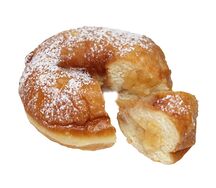 Пончик с яблоком