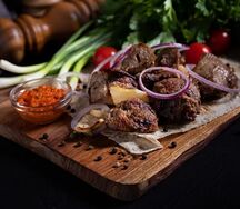 Шашлык из бараньей мякоти