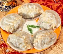 Манты с говядиной