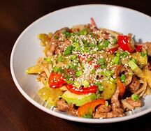 Удон с индейкой 